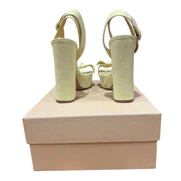 Revolve Alexandre Birman Clarita Curve 120 Suede Platform Sandal Size 39 - Picture 9 of 12